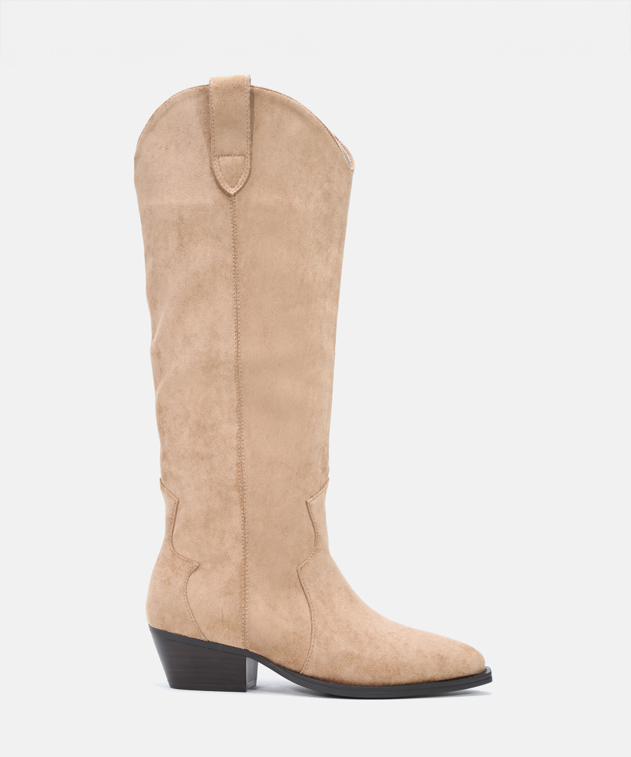 Botas cowboy salto cano alto image number null